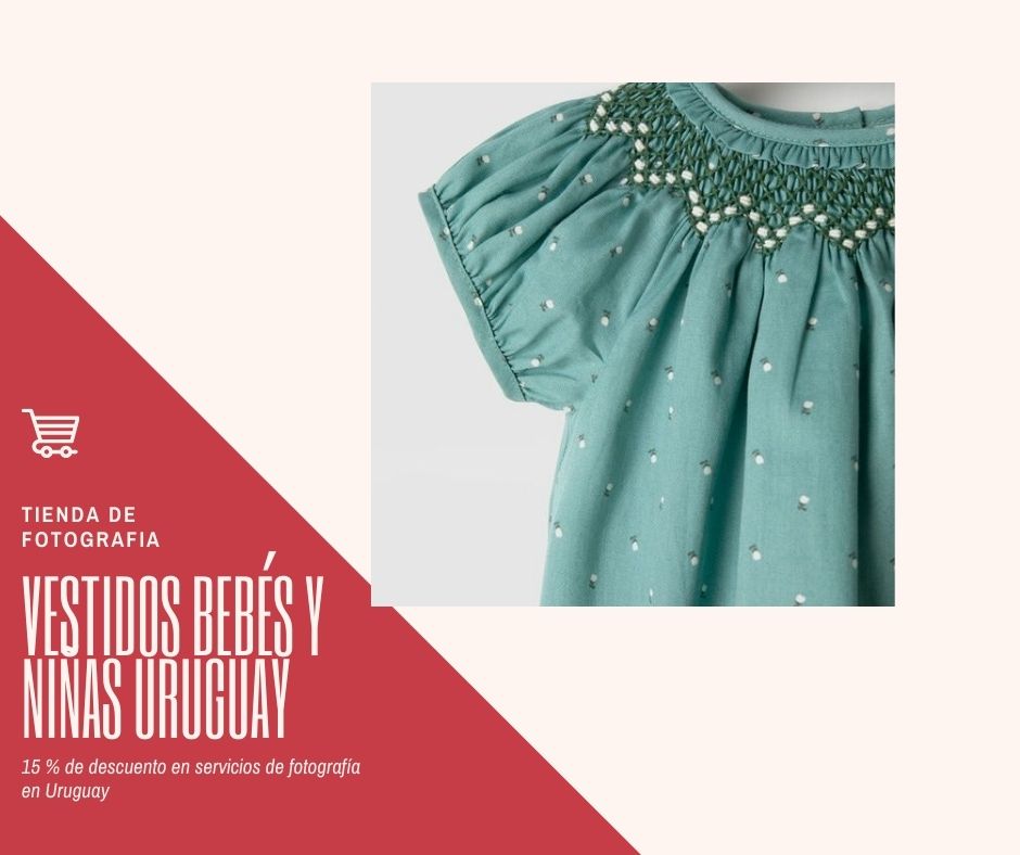 Vestido verde para niñas en Montevideo con manga, buena opción para días frescos y eventos al aire libre