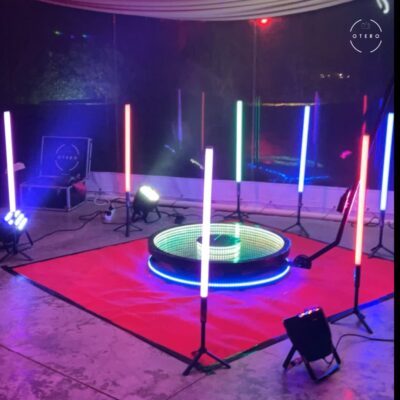 Plataforma 360 de Otero para fiestas y eventos en Uruguay