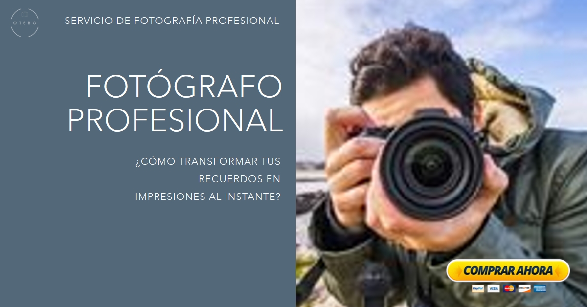 Fotógrafo Profesional