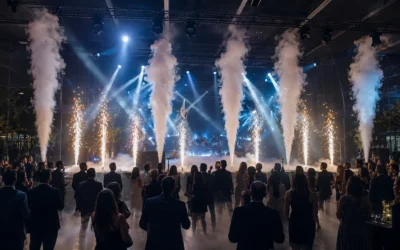 Efectos especiales para fiestas y escenarios en Uruguay: CO₂, chispas frías, humo bajo y niebla