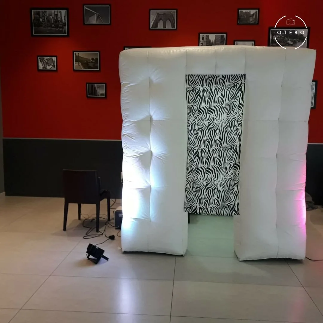 Cabina de fotos para cumpleaños